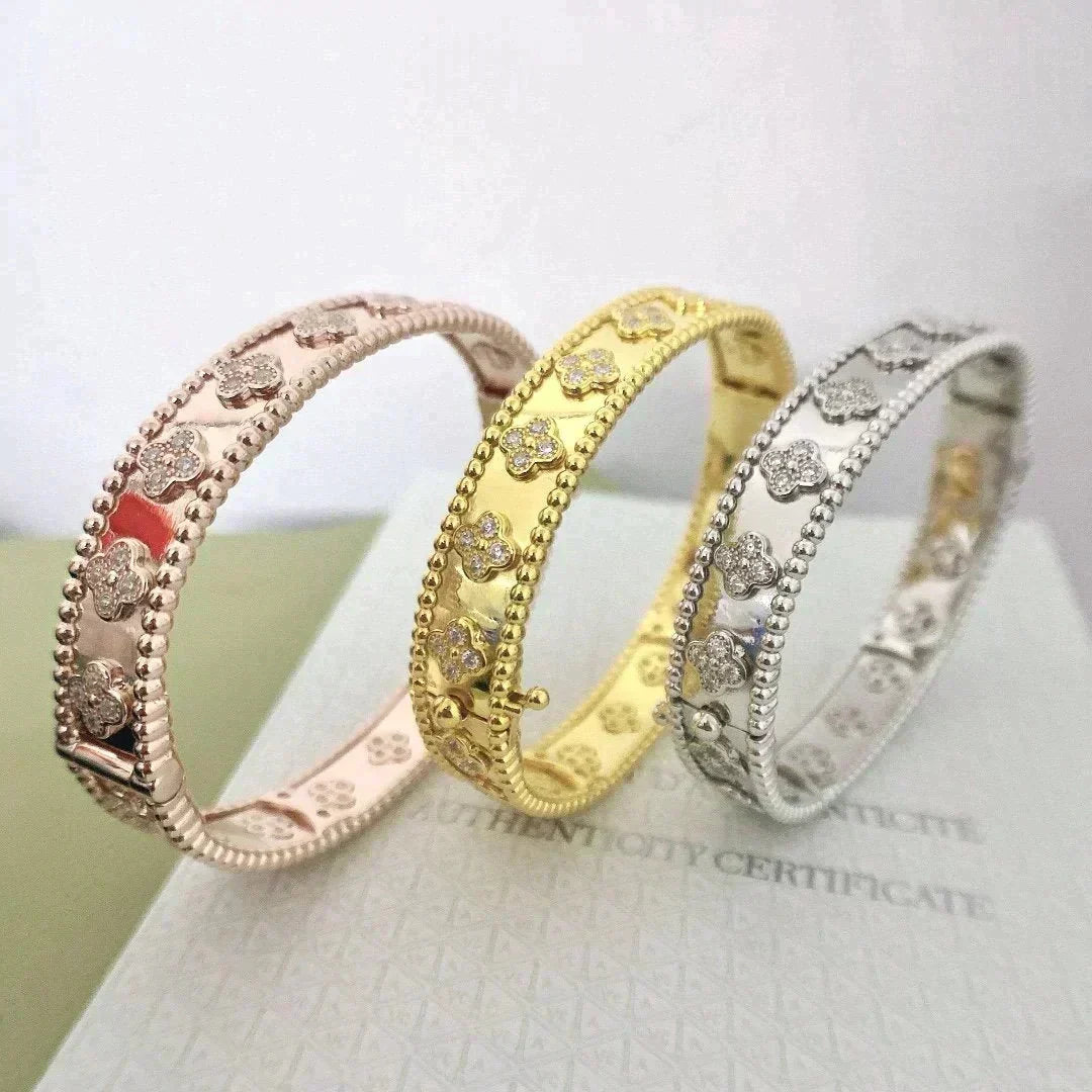 [OrnoraJewelry]CLOVER BRACELET 8MM DIAMONDS