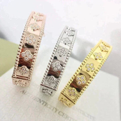 [OrnoraJewelry]CLOVER BRACELET 8MM DIAMONDS