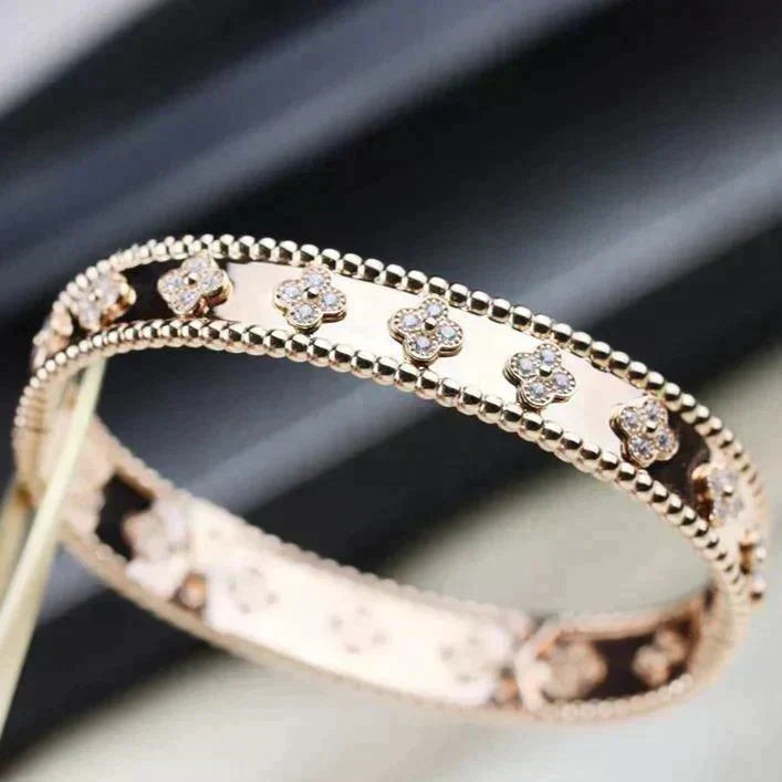 [OrnoraJewelry]CLOVER BRACELET 8MM DIAMONDS