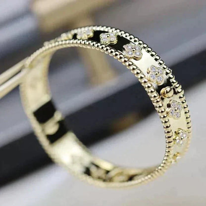 [OrnoraJewelry]CLOVER BRACELET 8MM DIAMONDS