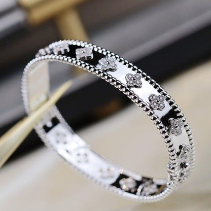[OrnoraJewelry]CLOVER BRACELET 8MM DIAMONDS