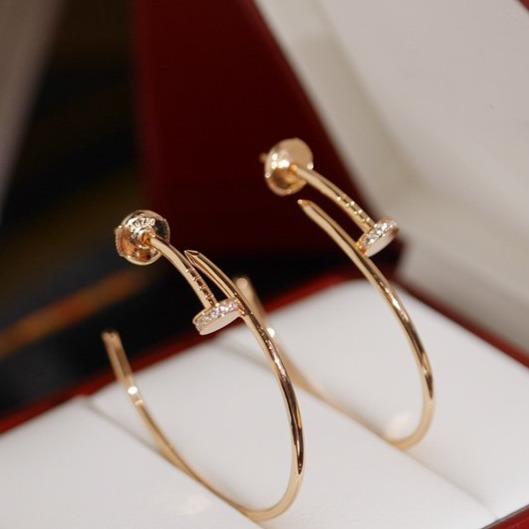 [OrnoraJewelry]JUSTE EARRINGS DIAMONDS 1.8MM