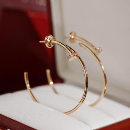 [OrnoraJewelry]JUSTE EARRINGS DIAMONDS 1.8MM