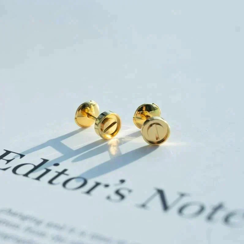 [OrnoraJewelry]LOVE EARRINGS GOLD 10MM