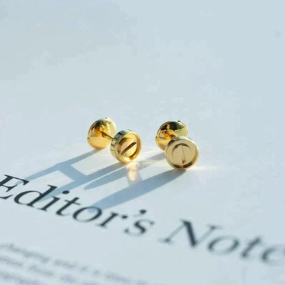 [OrnoraJewelry]LOVE EARRINGS GOLD 10MM