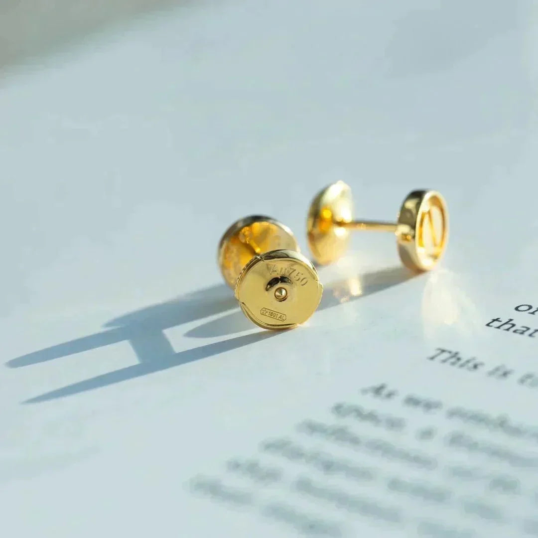 [OrnoraJewelry]LOVE EARRINGS GOLD 10MM