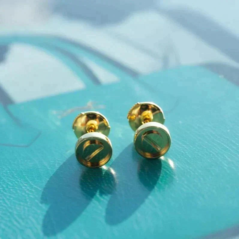 [OrnoraJewelry]LOVE EARRINGS GOLD 10MM