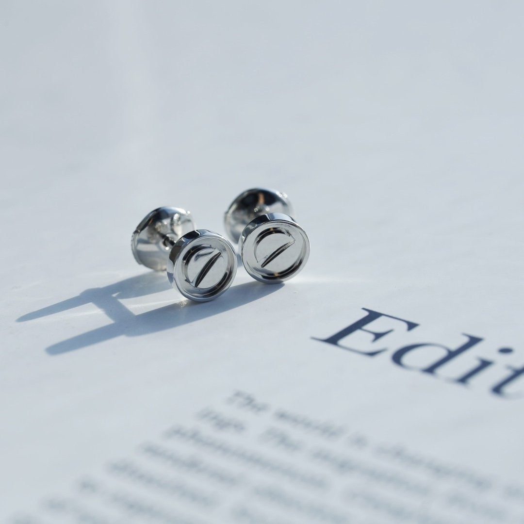 [OrnoraJewelry]LOVE EARRINGS SILVER 10MM