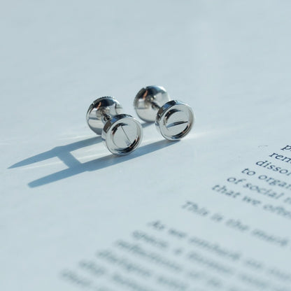[OrnoraJewelry]LOVE EARRINGS SILVER 10MM