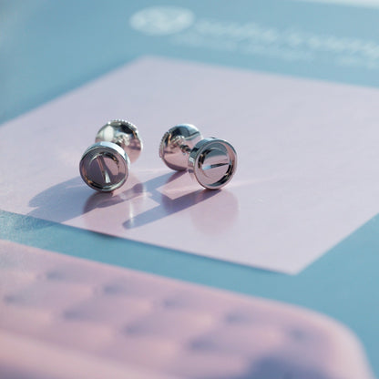 [OrnoraJewelry]LOVE EARRINGS SILVER 10MM