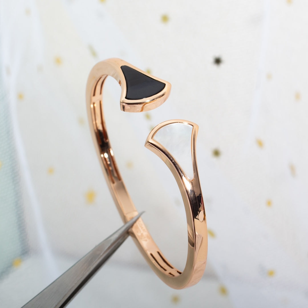 [OrnoraJewelry]DREAM BRACELET OPEN PINK GOLD MOP