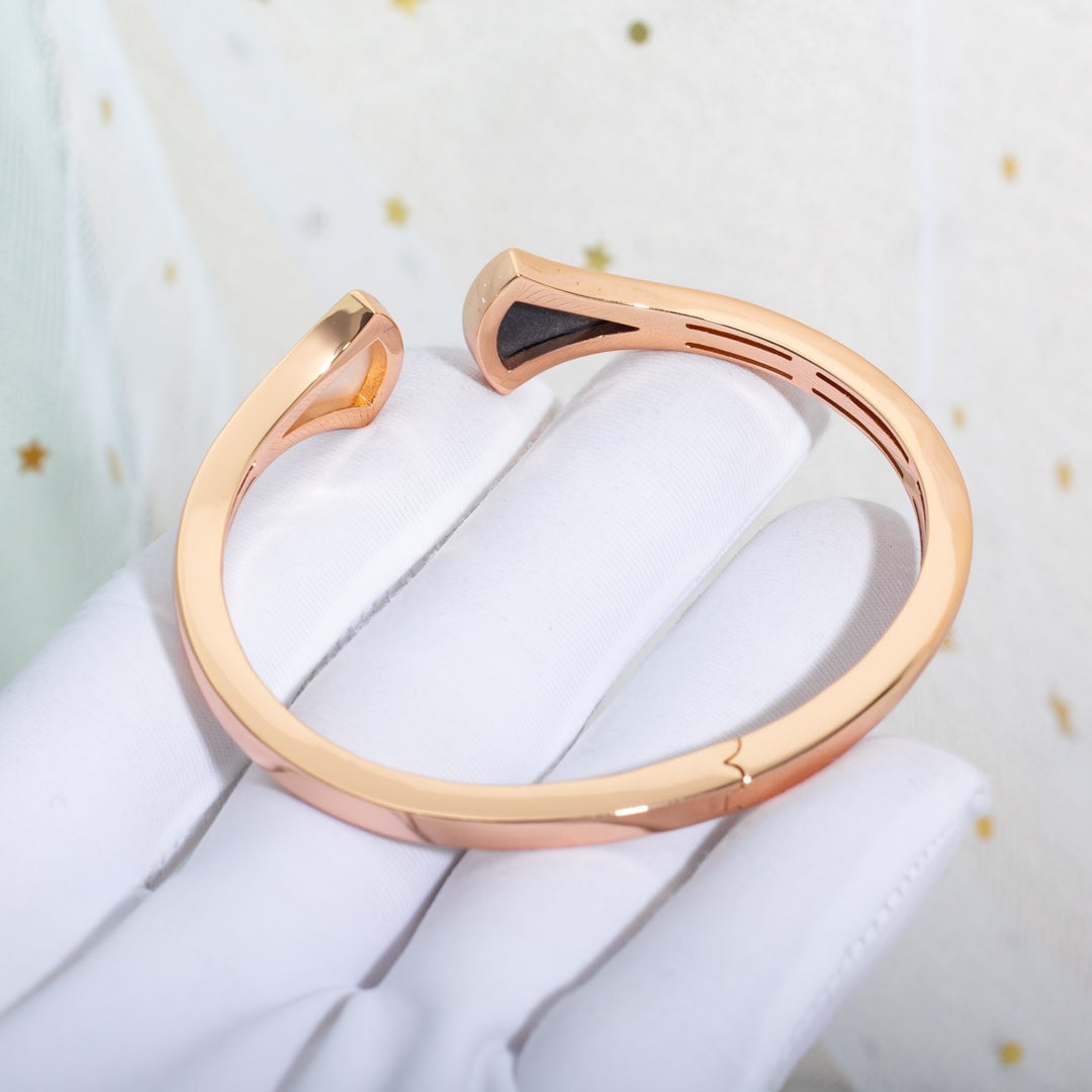 [OrnoraJewelry]DREAM BRACELET OPEN PINK GOLD MOP