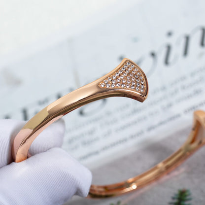 [OrnoraJewelry]DREAM BRACELET OPEN PINK GOLD MOP DIAMOND