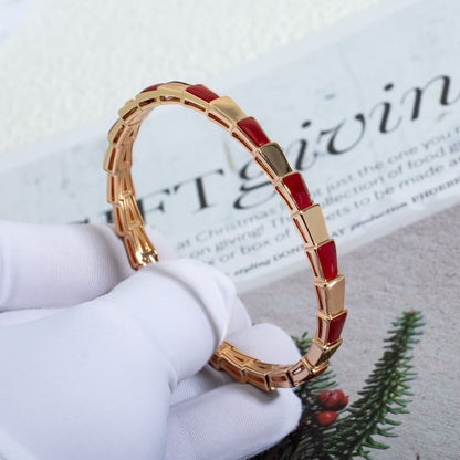 [OrnoraJewelry]SERPENTI BRACELET PINK GOLD RUBELLITE