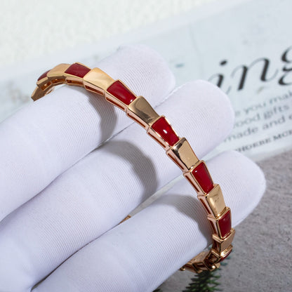 [OrnoraJewelry]SERPENTI BRACELET PINK GOLD RUBELLITE