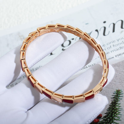 [OrnoraJewelry]SERPENTI BRACELET PINK GOLD RUBELLITE