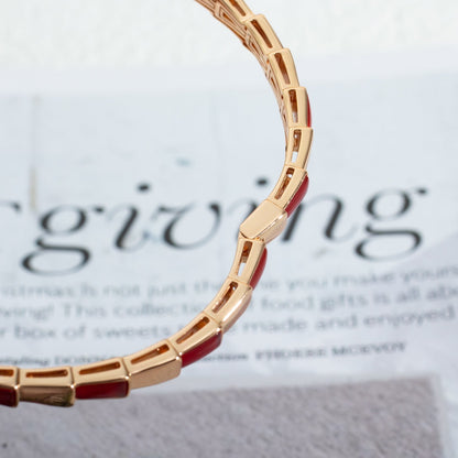 [OrnoraJewelry]SERPENTI BRACELET PINK GOLD RUBELLITE
