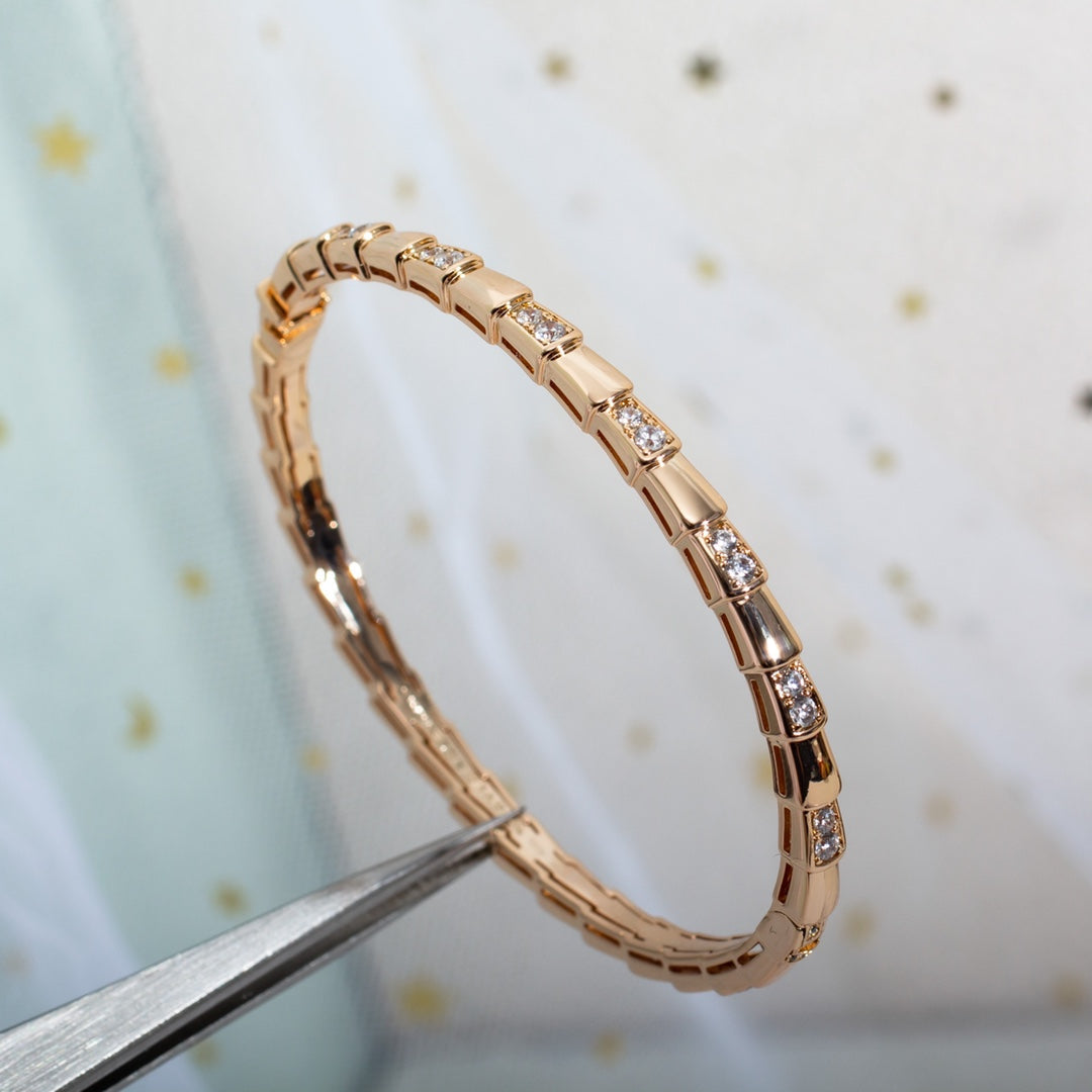 [Ornora Jewelry]SERPENTI SMALL BRACELET PINK GOLD DIAMOND