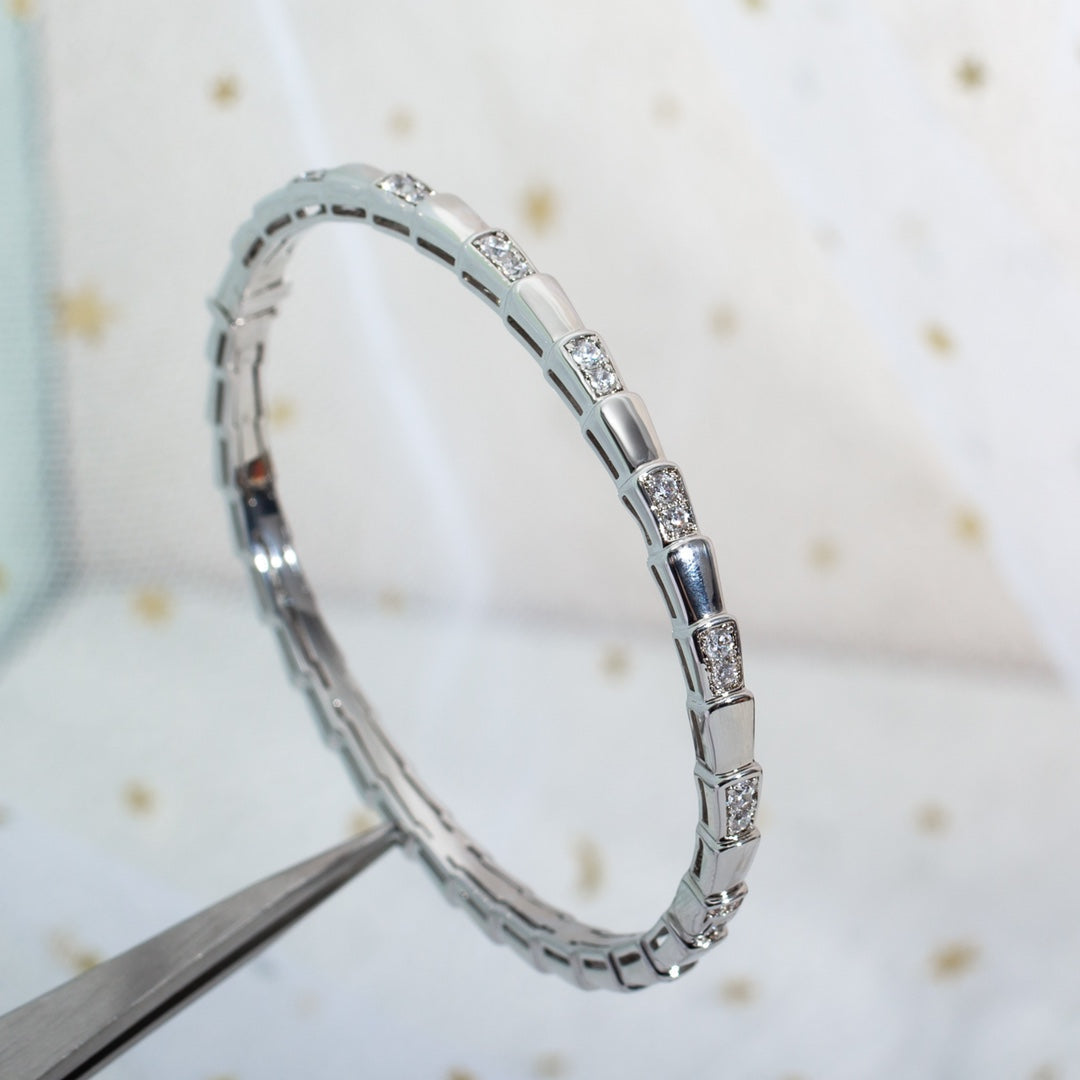 [OrnoraJewelry]SERPENTI BRACELET SILVER DIAMOND