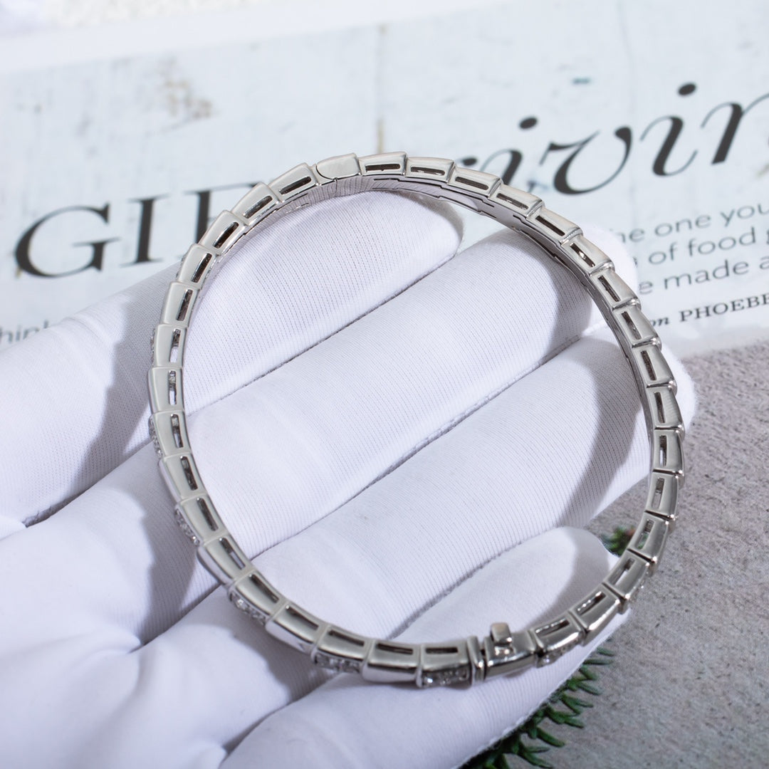 [OrnoraJewelry]SERPENTI BRACELET SILVER DIAMOND