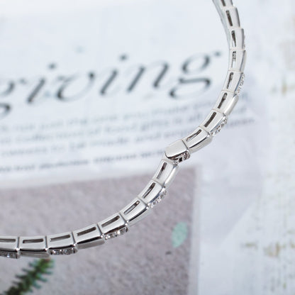[OrnoraJewelry]SERPENTI BRACELET SILVER DIAMOND