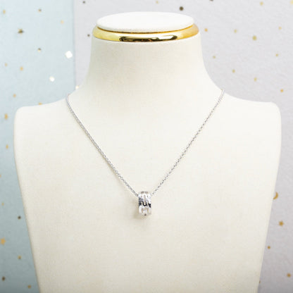 [OrnoraJewelry]PARENTESI NECKLACE SILVER