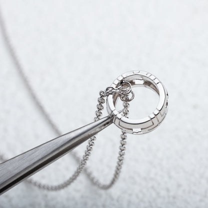 [OrnoraJewelry]PARENTESI NECKLACE SILVER