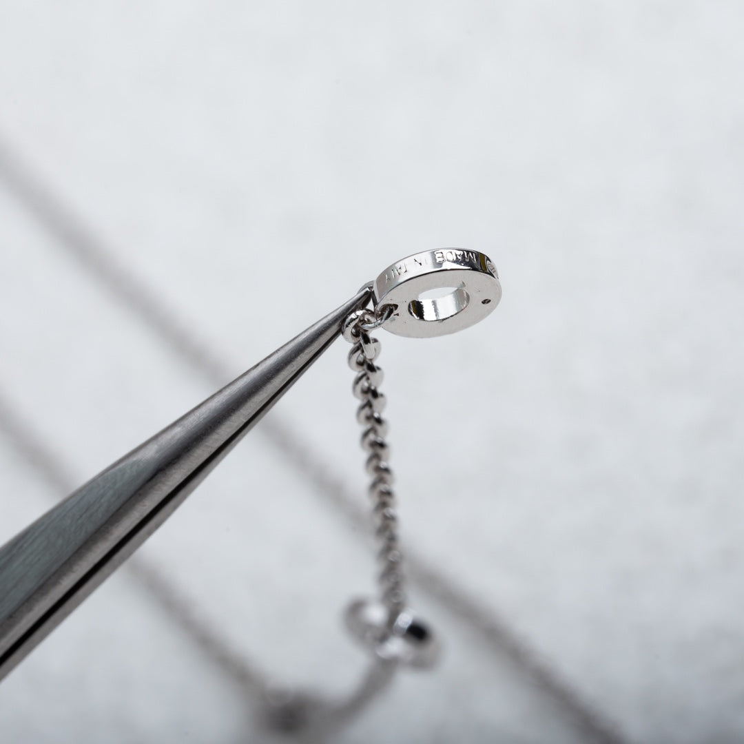 [OrnoraJewelry]PARENTESI NECKLACE SILVER