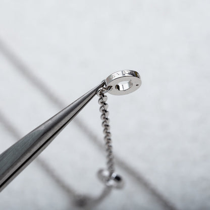 [OrnoraJewelry]PARENTESI NECKLACE SILVER