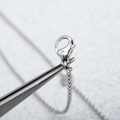 [OrnoraJewelry]PARENTESI NECKLACE SILVER