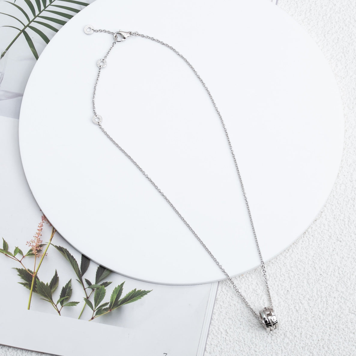[OrnoraJewelry]PARENTESI NECKLACE SILVER