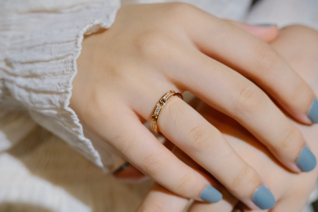 [OrnoraJewelry]LOVE RING 2.65MM DIAMOND
