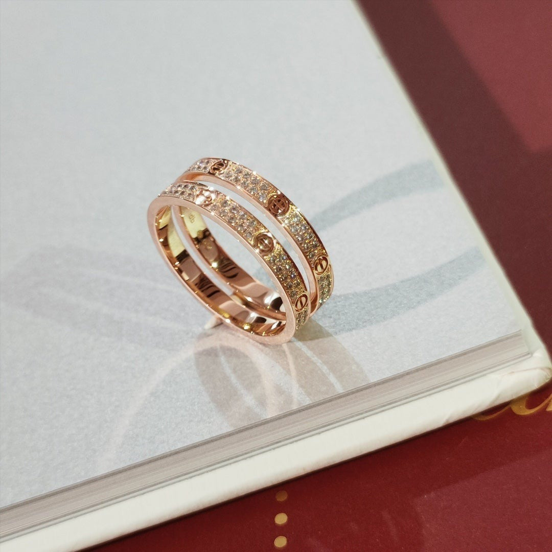 [OrnoraJewelry]LOVE RING 2.65MM DIAMOND