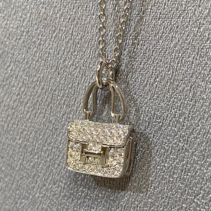 [OrnoraJewelry]CONSTANCE PEDANT DIAMOND NECKLACE
