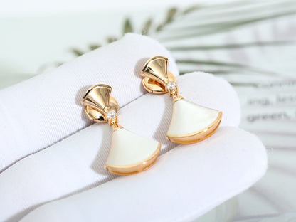 [OrnoraJewelry]DREAM MOP PINK GOLD EARRINGS