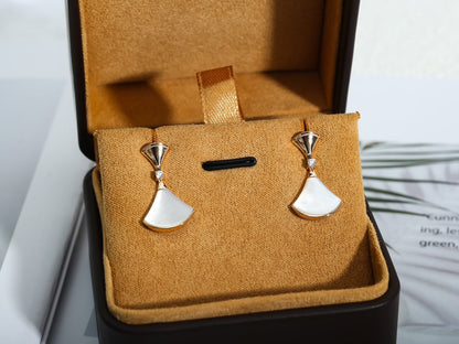 [OrnoraJewelry]DREAM MOP PINK GOLD EARRINGS
