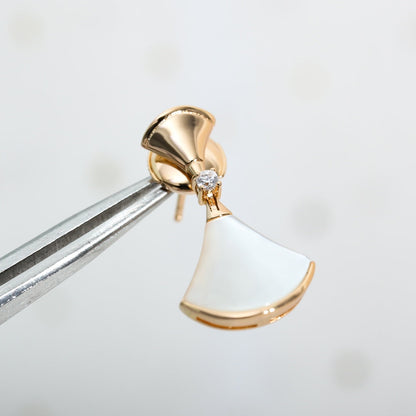 [OrnoraJewelry]DREAM MOP PINK GOLD EARRINGS