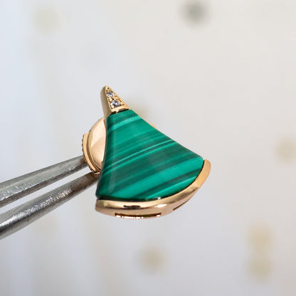 [OrnoraJewelry]DIVAS DREAM EARRINGS PINK GOLD