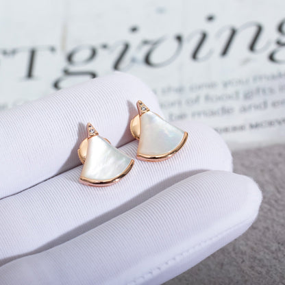 [OrnoraJewelry]DIVAS DREAM EARRINGS PINK GOLD