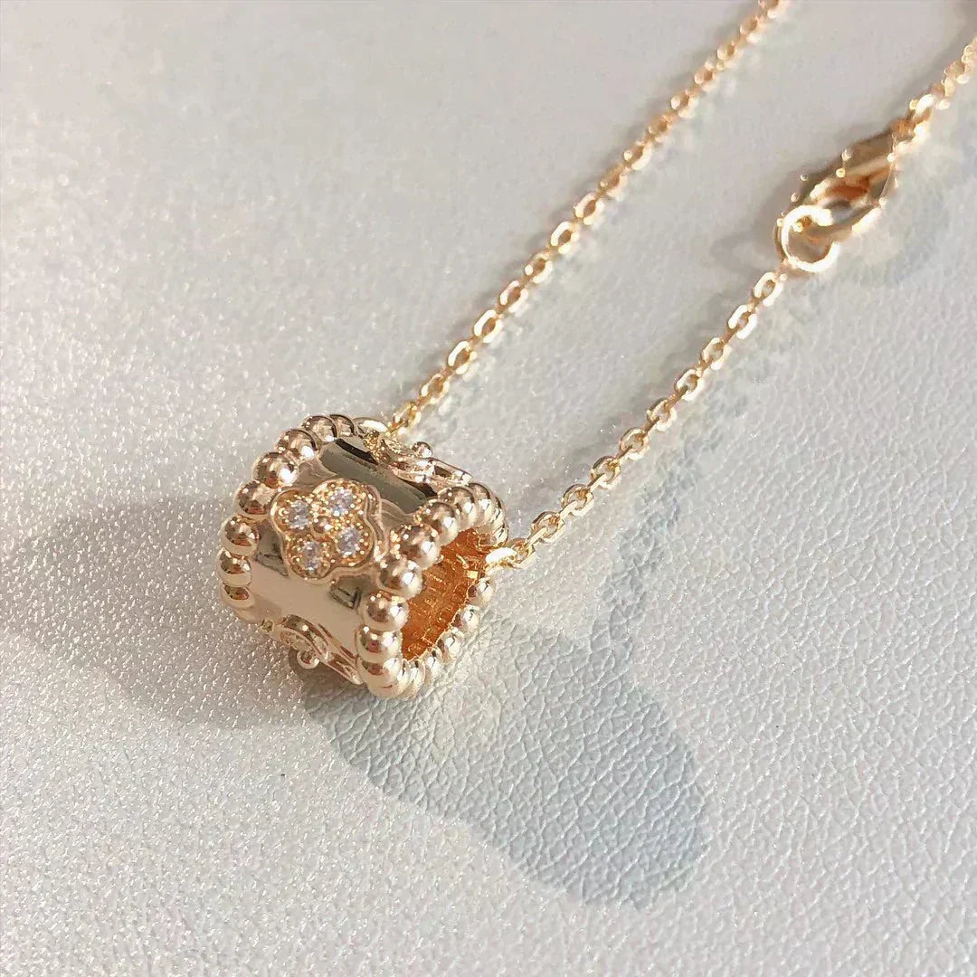 [OrnoraJewelry]PERLEE PEDANT NECKLACE GOLD / ROSE GOLD