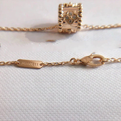 [OrnoraJewelry]PERLEE PEDANT NECKLACE GOLD / ROSE GOLD