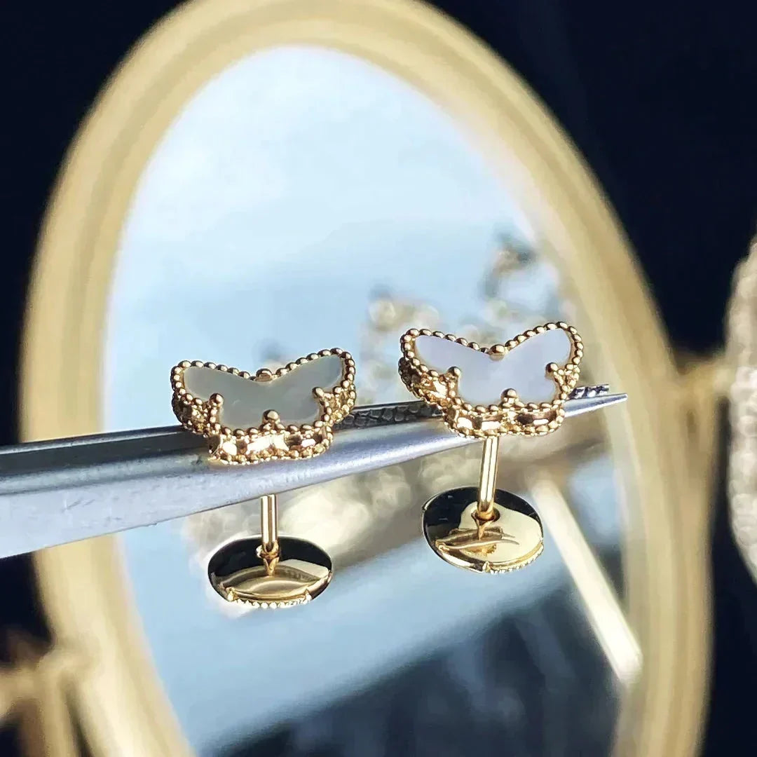 [OrnoraJewelry]SWEET BUTTERFLY MOP EARSTUDS