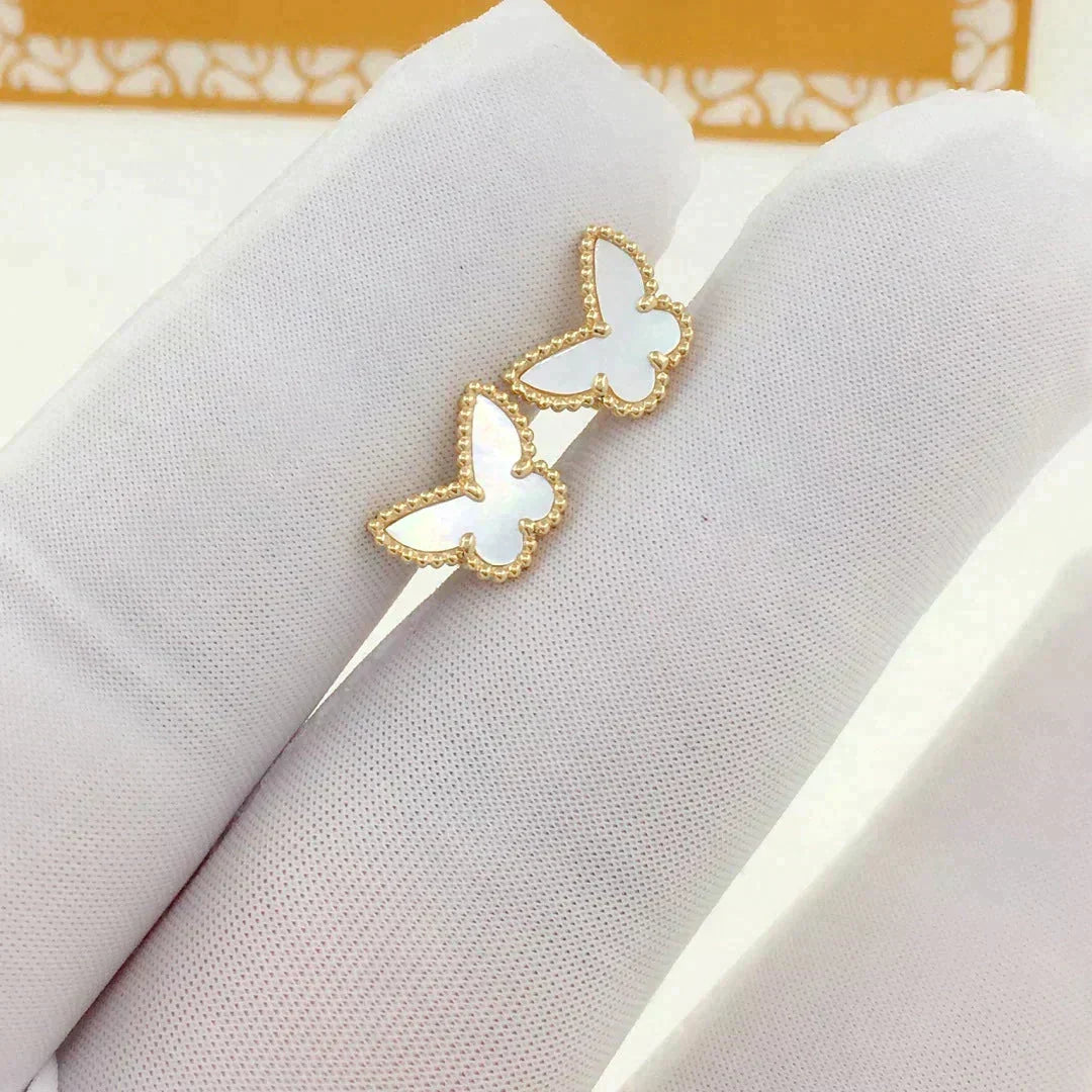[OrnoraJewelry]SWEET BUTTERFLY MOP EARSTUDS