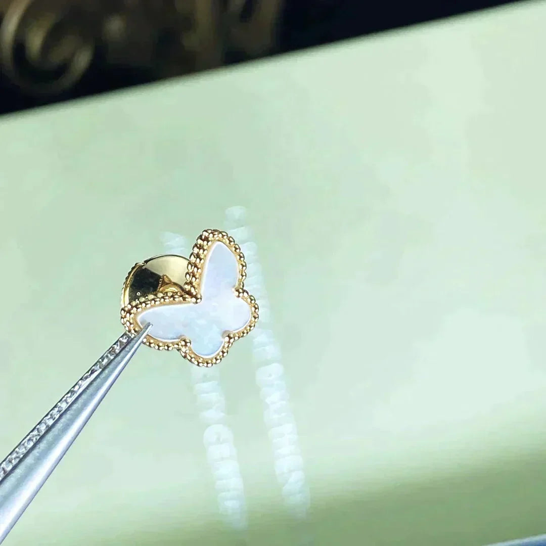 [OrnoraJewelry]SWEET BUTTERFLY MOP EARSTUDS