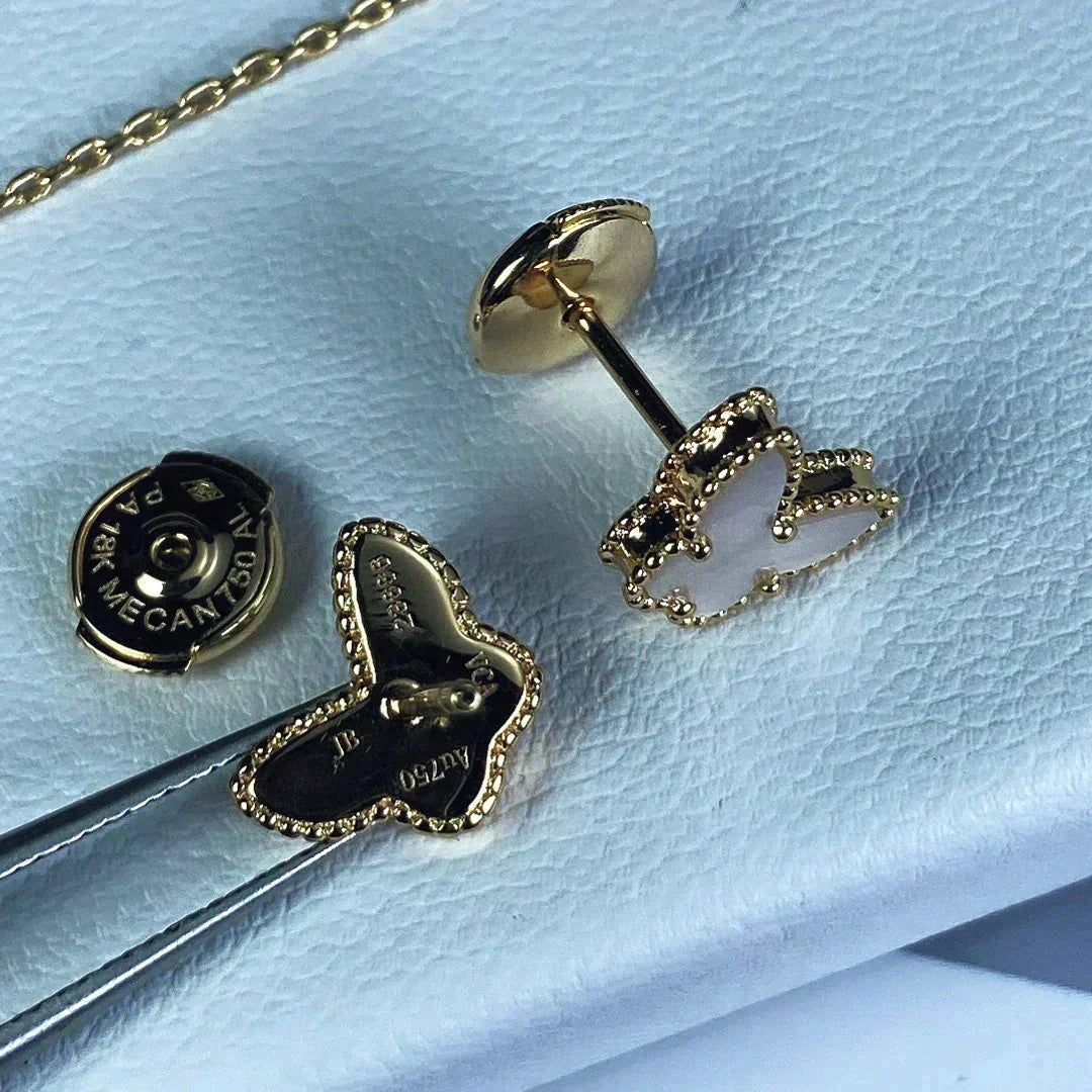 [OrnoraJewelry]SWEET BUTTERFLY MOP EARSTUDS