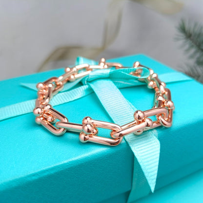 [Ornora Jewelry]HARDWEAR BRACELET PINK GOLD AND SILVER