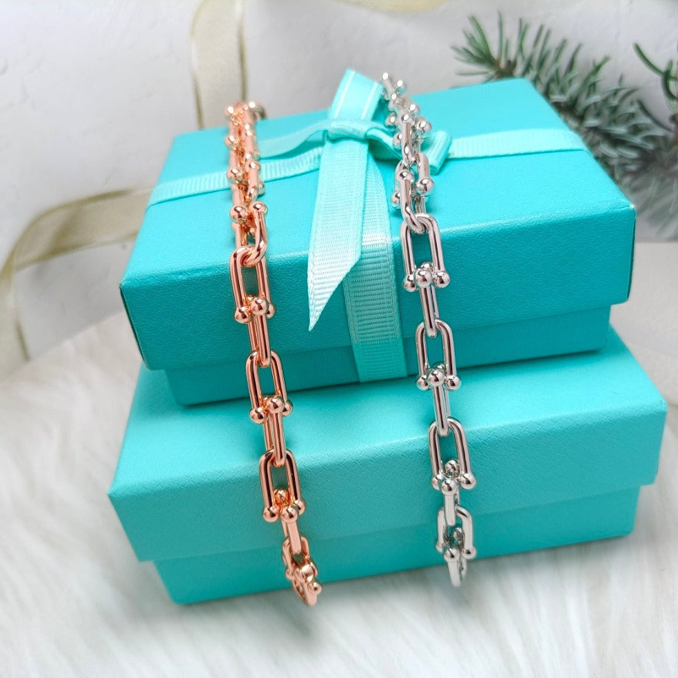 [Ornora Jewelry]HARDWEAR BRACELET PINK GOLD AND SILVER