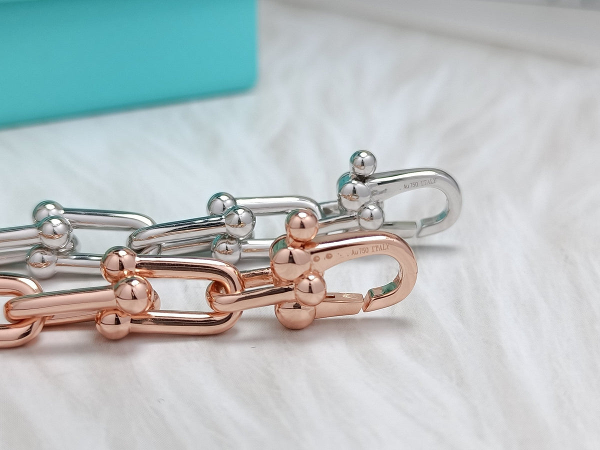 [Ornora Jewelry]HARDWEAR BRACELET PINK GOLD AND SILVER