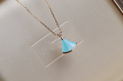 [OrnoraJewelry]DREAM NECKLACE TURQUOISE PINK GOLD