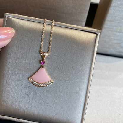 [OrnoraJewelry]DREAM NECKLACE PINK OPAL